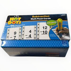 Hot Dots Subtraction Math Flash Cards Grades K+ Educational Insights